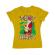 Tricou adler dama naughty santa galben