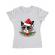 Tricou adler dama santa claws alb