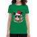 Tricou adler dama santa claws verde mediu