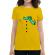 Tricou adler dama snowman galben