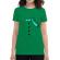 Tricou adler dama snowman verde mediu