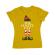 Tricou adler dama the chatty elf galben