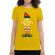 Tricou adler dama the chatty elf galben