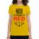 Tricou adler dama white christmas galben