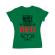 Tricou adler dama white christmas verde mediu