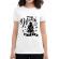 Tricou adler dama winter time alb