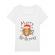 Tricou stanley stella dama merry slothmas alb
