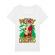 Tricou stanley stella dama naughty santa alb