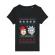 Tricou stanley stella dama rick and morty christmas negru