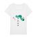 Tricou stanley stella dama snowman alb