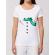 Tricou stanley stella dama snowman alb