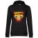 Hoodie dama cu gluga buzz negru