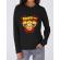 Hoodie dama cu gluga buzz negru