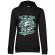 Hoodie dama cu gluga cotton wood negru