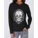 Hoodie dama cu gluga diamond eyes negru