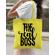 Sacosa din panza the real boss galben