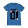 Tricou adler barbat bad boy albastru azuriu