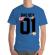 Tricou adler barbat bad boy albastru azuriu