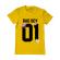 Tricou adler barbat bad boy galben