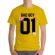 Tricou adler barbat bad boy galben