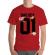 Tricou adler barbat bad boy rosu
