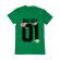 Tricou adler barbat bad boy verde mediu