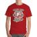 Tricou adler barbat cotton wood rosu