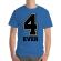 Tricou adler barbat forever albastru azuriu