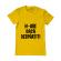 Tricou adler barbat nu are sens 2 galben