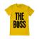 Tricou adler barbat the boss galben