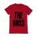 Tricou adler barbat the boss rosu