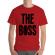 Tricou adler barbat the boss rosu