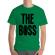 Tricou adler barbat the boss verde mediu