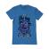 Tricou adler barbat you hold the key albastru azuriu