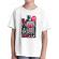 Tricou adler copil bad monkey alb