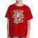 Tricou adler copil cotton wood rosu