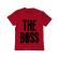 Tricou adler copil the boss rosu