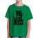 Tricou adler copil the real boss verde mediu