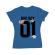 Tricou adler dama bad boy albastru azuriu