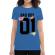 Tricou adler dama bad boy albastru azuriu
