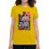 Tricou adler dama bad monkey galben