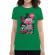 Tricou adler dama bad monkey verde mediu
