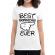 Tricou adler dama best boyfriend ever alb