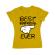 Tricou adler dama best boyfriend ever galben