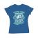 Tricou adler dama cotton wood albastru azuriu