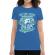 Tricou adler dama cotton wood albastru azuriu