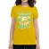 Tricou adler dama cotton wood galben