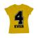 Tricou adler dama forever galben