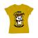 Tricou adler dama forever my always galben