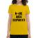 Tricou adler dama nu are sens 2 galben